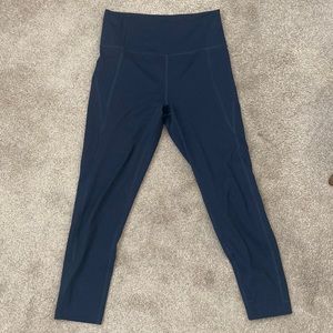Girlfriend Collective Midnight Compressive High Rise 7/8 Leggings Size Medium